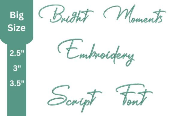 Script embroidery fonts showing machine-digitized uppercase and lowercase letters for names and personalized gifts