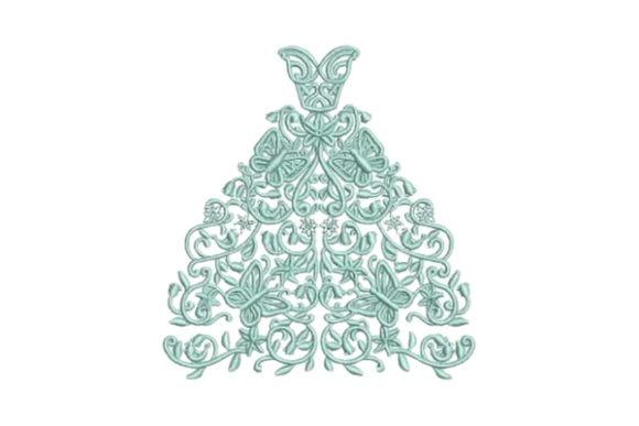 Intricate wedding embroidery design featuring butterflies and floral motifs for wedding embroidery designs for bridal gifts